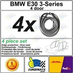 Bmw E30 3-SERIES Sedan 4-PC Weatherstrip Set Edge Protector Rubber Door Seal. Fixed Price $119.60.