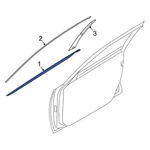 For Kia Optima 16-20 Front Right Outer Door Window Belt Weatherstrip. Fixed Price $80.28.