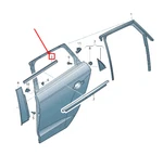 Audi A3 Sportback Rear Left Inner Door Window Slot Seal 8V4839479 No Duty. Fixed Price $57.79.
