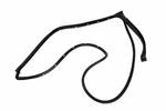 Genuine Gm Driver Side Rear Door Weatherstrip 23286281. Fixed Price $76.78.
