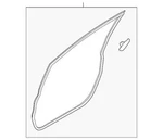 Genuine Ford 2011-2019 Fiesta Door Frame Surround Seal Front Right CE8Z5420530C. Fixed Price $81.81.