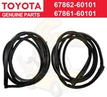 Toyota Genuine Land Cruiser Front Rh & Lh Door Weatherstrip Rubber Seal Kit New. Fixed Price $136.03.