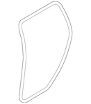 Genuine Volvo Body Weather-strip 31424325. Fixed Price $119.28.