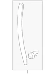 Genuine Volkswagen Rear Weather-strip 1K4-837-381-D-5AP. Fixed Price $55.61.
