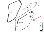 New Bmw Gt F07 Rear Left Door Outer Channel Seal 51357176777 Oem No Duties. Fixed Price $145.88.