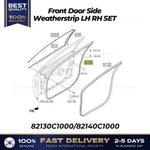 Genuine Front Door Side Weatherstrip Lh Set For Hyundai Sonata. Fixed Price $114.00.