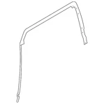 Genuine Nissan Door Seal 82838-EA01B. Fixed Price $75.26.