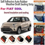 Door Rubber Seal Strips Weather Draft Wind Noise Reduction Trim For Fiat 500L. Fixed Price $59.98.