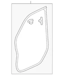 Genuine Honda Surround Weather-strip 72350-SZA-A01. Fixed Price $121.95.