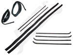 Apdty 155089 Window Channel & Door Rubber Weatherstrip Dew Wipe Seal Kit 10PC. Fixed Price $139.93.