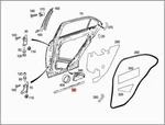 Genuine Mercedes S212 W212 Sedan Wagon Left Bottom Deflector Strip 2126903782. Fixed Price $36.53.