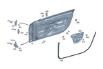 Genuine Mercedes-benz Door Seal 232-720-87-00. Fixed Price $101.86.