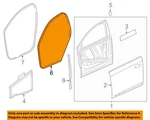 Gm Oem 14-20 Impala Front Components-door W'strip 84234954. Fixed Price $79.84.