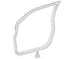 Genuine Toyota Door Weather-strip 67862-08020. Fixed Price $105.34.