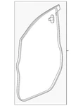 Genuine Honda Door Weather-strip 72350-TK8-A02. Fixed Price $201.21.