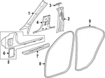 Genuine Mercedes-benz Edge Guard 254-697-02-00. Fixed Price $101.60.