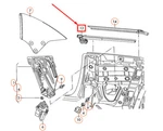 Volkswagen Eos Rear Left Inner Window Aperture Seal 1Q0839471G9B9 No Duties. Fixed Price $62.22.