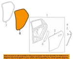 Gm Oem 16-23 Malibu Rear Components-door W'strip 84218976. Fixed Price $53.14.