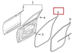 Hyundai Venue Qx W/strip Assy-fr Dr Side Rh 2019-2021-GENUINE. Fixed Price $78.32.