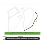 2025 Mini Cooper Countryman Rear Door Sill Left 51765A19B25 Weatherstrip Oem New. Fixed Price $24.00.