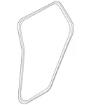 Genuine Nissan Surround Weather-strip 82831-6RR0B. Fixed Price $69.36.