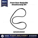 Genuine Front Door Bodyside Weatherstrip 82120G9000 For Hyundai Genesis G70. Fixed Price $84.00.