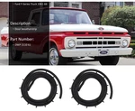Rubber Door Seal Weatherstrip Gasket Kit 1961-66 Ford Pickup Truck. Fixed Price $61.99.