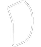 Genuine 2007-2009 Gmc Saturn Acadia Outlook Surround Weatherstrip 25962300. Fixed Price $90.89.