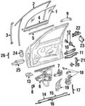 Genuine Mercedes-benz Run Channel 140-720-09-17. Fixed Price $146.60.