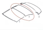 Bmw F33 F83 Convertible Middle Roof Weatherstrip Seal M4 435I 440I 17-20 #2479. Fixed Price $246.46.