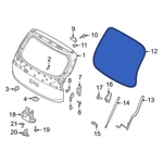 For Kia Telluride 2020-2025 81761S9000 Rear Outer Hatch Seal. Fixed Price $148.17.