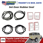 Door Seal Weatherstrip Rubber Fits 76-80 Toyota Land Cruiser FJ40 BJ40 SET4 732D. Fixed Price $242.99.