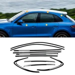 Gloss Black Window Strip Seal Belt Trims For Porsche Macan 2014-2026. Fixed Price $86.48.