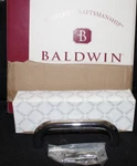 Baldwin Traditional 2540-260 Door Handle Pull 5.5" Ctc Polished Chrome New! Nos!. Fixed Price $44.95.