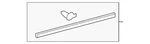 Genuine Toyota Lower Weather-strip 67887-0C070. Fixed Price $41.79.