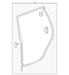 Genuine Acura Weatherstrip L Rear Door 72850-TZ5-A01. Fixed Price $151.09.