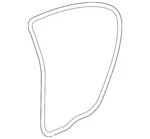 Genuine Gm Passenger Side Rear Door Weatherstrip 95021343. Fixed Price $43.78.