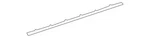 Genuine Mercedes-benz Lower Weather-strip 223-720-41-00. Fixed Price $53.13.
