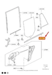 Range Rover Sport L320 Rear Window Weatherstrip Seal Right CGE000880 Genuine. Fixed Price $88.73.