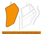 Bmw Oem 14-18 X5 Rear Door Components-surround W'strip 51227289638. Fixed Price $182.24.