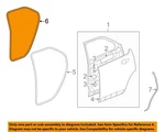 Chevrolet Gm Oem Rear Door-weatherstrip Seal On Body 23261079. Fixed Price $43.75.