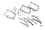 Genuine Mercedes-benz Sealing Frame 100-678-04-20. Fixed Price $281.67.