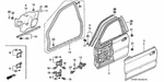 Genuine Honda Sub-seal Front Door 72365-SV4-013. Fixed Price $76.62.