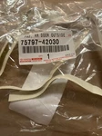 Genuine Toyota Lower Molding Pad 75797-42030. Fixed Price $15.00.