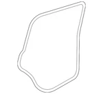 Genuine Volkswagen Door Weather-strip 3CM-839-702-5AP. Fixed Price $30.97.