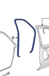 98-11 Ford Crown Vic On Body Rr Rear Pass Door Seal Weather-strip Grand Marquis. Fixed Price $29.99.
