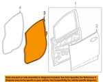 Gm Oem 17-23 Bolt Ev Front Components-door W'strip 42562284. Fixed Price $126.95.