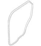 Genuine Ford Weather-strip On Body BB5Z-78253A10-B. Fixed Price $78.51.