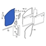 For Honda Odyssey 2018-2026 72350THRA01 Front Left Outer Door Seal. Fixed Price $56.20.