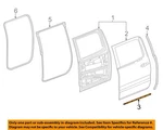 Gm Oem 15-20 Escalade Esv Rear Door Components-lower Seal 23253597. Fixed Price $47.46.